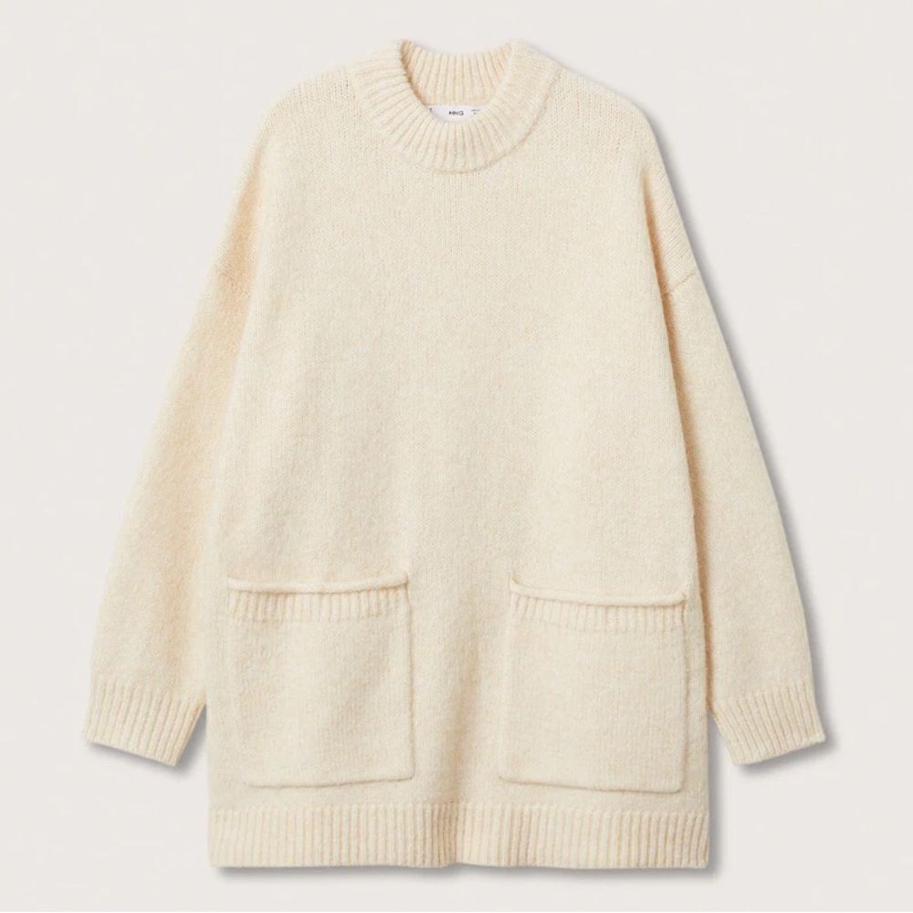 Mango Oversized Sweater With Pockets - Picture 3 of 8